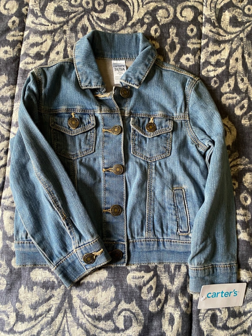 Carter's Light Blue Denim Jean Jacket for Kids